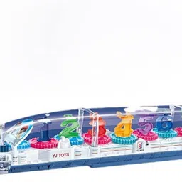 skstore Gear Train with Light Music Toys Simulation Model Transformation Toy Universal Wheel Xmas Birthday Kid Gifts image 2