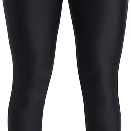 speedo Solid Contrast Legging Self Design Women Swim Bottom Black Swimsuit-picture-28