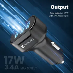 portronics 17 W Turbo Car Charger image 3