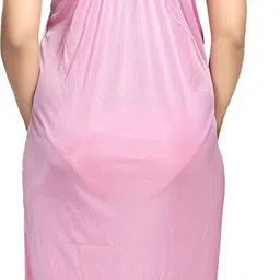 be you Pack of 2 Women Nighty with Robe image 4