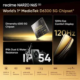 realme Narzo N65 5G (Amber Gold, 128 GB) image 5