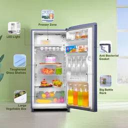 haier 185 L Direct Cool Single Door 2 Star Refrigerator image 5