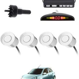 autofetch Universal 4 White Reverse Parking Sensor-AF25N954 Universal 4 White Reverse Parking Sensor-AF25N954 Parking Sensor-picture-13
