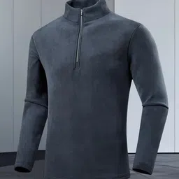 deslizar Men Full Sleeve Solid Sweatshirt-picture-16