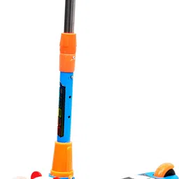 Foldable Height Adjustable Panda Face Kids Scooter with LED Wheels Kids Scooter-image-1