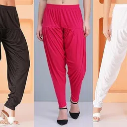 vee ess Viscose Rayon Solid Patiala image 2