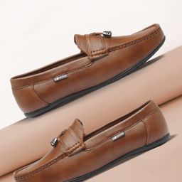 action Lightweight | Comfortable | Trendy | Daily Wear | Synthetic Leather Loafers For Men-picture-31