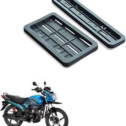 tawar entreprise Bike Number Plate Frame (Standard Size for All Bikes) (Front & Back) -127 Bike Number Plate-picture-31
