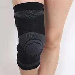 shopeleven Knee Support for Men Gym Running Jogging Sports Workout Cap Pad Sleeve Braces Knee Support-picture-30