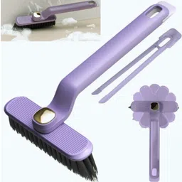citycart Multi-Function Rotating Crevice Cleaning Brush, Hard Bristle Crevice Gap Brush Microfibre Wet and Dry Brush image 4