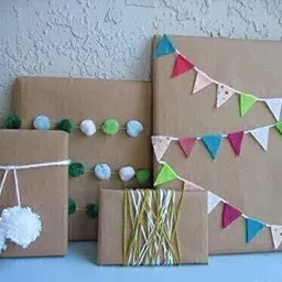 bungbee Kraft Paper Roll with increased Stiffness Plain 24 inches x 10 mtr 180 gsm Craft paper image 5