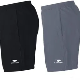 mgc maanu Pack of 2 Solid Men Multicolor Sports Shorts image 3