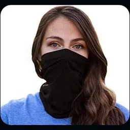 kingsway Black Bike Face Mask for Men & Women-picture-29