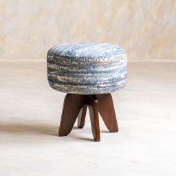 Neptune Pouf In Ribbed Finish-image-81