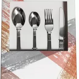 99kart Stainless Steel Cutlery Set Disposable Stainless Steel Cutlery Set image 2