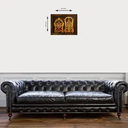 indianara LORD TIRUPAT (2172) WITHOUT GLASS Digital Reprint 10.6 inch x 13 inch Painting image 2