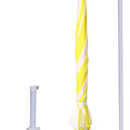 bluebuds 36in/6ft Outdoor Garden Big Size Umbrella With Stand For Hotel,Restaurants Umbrella image 4