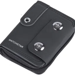 watchstar Men & Women Casual, Formal Black Genuine Leather RFID Card Holder-picture-10