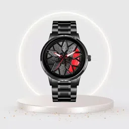 ab collection Thar wheel watch | Spinning watch | Rotating watch | Gyro watch | Red watch Analog Watch - For Men Star Gyro Spinning Red Wheel Watch-01-picture-14
