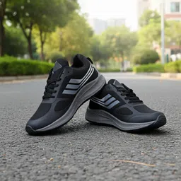 WEARISH Sports Running shoes - Stylish, Comfortable & Lightweight Black Sneakers For Men-picture-13