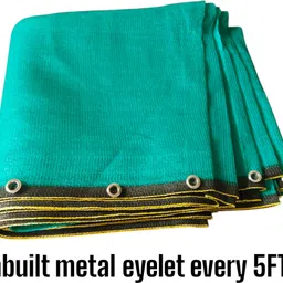 harsh kriti Green Shade Net(10Ft x12Ft)- 70% Sunlight Block Multipurpose For Garden/Balcony Portable Green House image 2