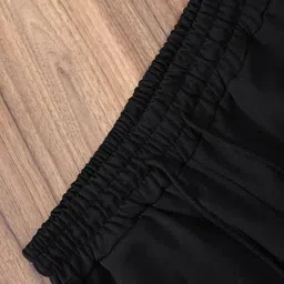 eraworld Women Straight Fit Black Cotton Blend Trousers image 3