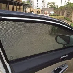 rakrish Rear Window, Side Window Sun Shade For Maruti Suzuki Vitara Brezza image 3