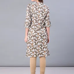 v-mart Women Printed Viscose Rayon A-line Kurta image 2