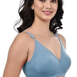 black wings Pack of 3 Women Everyday Non Padded Bra image 3
