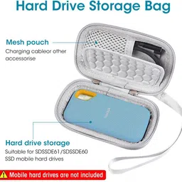 hannea Pouch for SanDisk Extreme Portable SSD SDSSDE61/SDSSDE60 image 4