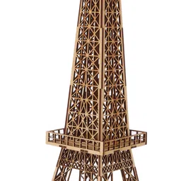 webby 3D Wooden Craft Eiffel Tower Model Kit Puzzle Toy image 4
