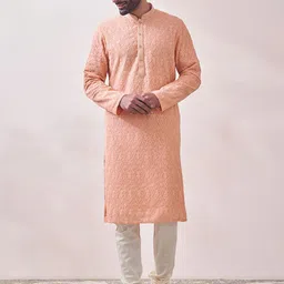 Twamev Ethnic Motifs Embroidered Kurta With Churidar-picture-23