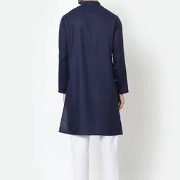 omkar enterprisess Men Cotton Blend Kurta Pyjama Set image 2