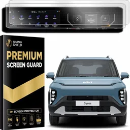 spartan shield Screen Guard for NEW KIA SYROS 2025 || HTK | HTK+ | HTK(O) | HTX | HTX+ | HTX+(O) || 12.3 Inch Full Screen Protector || Anti Fingerprint | Water Resistant || 9H Car Display Accessory [Not Tempered Glass]-picture-17