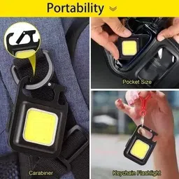 99drops Keychain flash-Light with Bottle Opener-LED Front Light (Black) Torch image 3