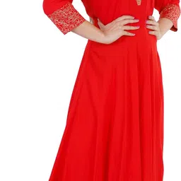 nikora Women Viscose Rayon Kurta Dupatta Set image 3