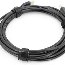 syga 10pcs Velcro Cable Tie, Hook and Loop Straps Fastener, Nylon Reusable Self-adhesive Cable Organiser for PC TV USB Network Cable, Velcro Tape for Home and Office-12mm Width and 150mm Length (Black) Sew-on Velcro image 4