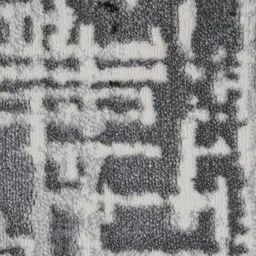 sapana carpet-mats Grey & Cream Abstract Polyester 3 x 5 Feet Machine Made Carpet image 4