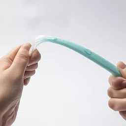 badal kidz 100% BPA Free Baby Self Feeding Spoon Set | Silicone Soft Baby Spoons- Silicone image 4