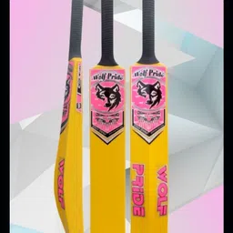 Wild Pink Sticker Black Grip Black Plastic Cricket Bat_B75-WP174_PK195 PVC/Plastic Cricket Bat For 9 - 11 Yrs-image-33