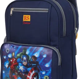 rs famous Avenger School Bags (LKG - 1st Class) Waterproof School Bag For Boys (Blue) Waterproof School Bag-picture-25