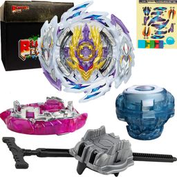 bladeking beys B168 Rage Longinus Destroy 3A + LR pull rule launcher + Toy Storage Box-picture-33