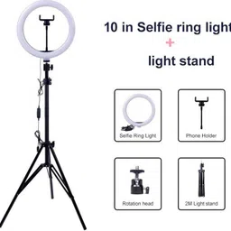 Nehmaps Selfie ring light with Stand Ring Flash image 2