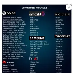 CHG 22mm Silicone Strap for Smart Watches 22 mm Silicone Watch Strap image 5