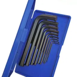 kshivi AK:42 9 Pcs Allen Key Set L Shape Repair Tool Kit For Bike/Cycle/Guitar Single Sided L Type Wrench-picture-13