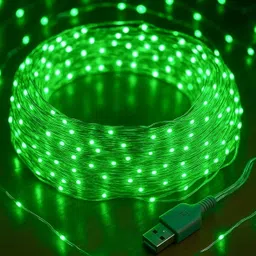 nkxik 40 LEDs 12 m Multicolor Steady String Rice Lights image 2