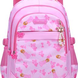 syga Schoolbag For Primary School Students,With Printed Design 7 - 12 Years (Pink) Waterproof School Bag-picture-17