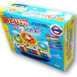 kjee Drum keyboard with flashing light and sound piano with music toy for kids image 2