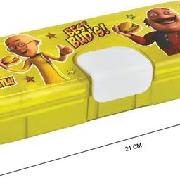 pratap Mini Light (Motu Patlu) Motu Patlu Art Polypropylene Pencil Box image 4