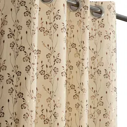 galaxy drape 153 cm (5 ft) Window Velvet Room Darkening Curtain (Pack Of 2) image 2
